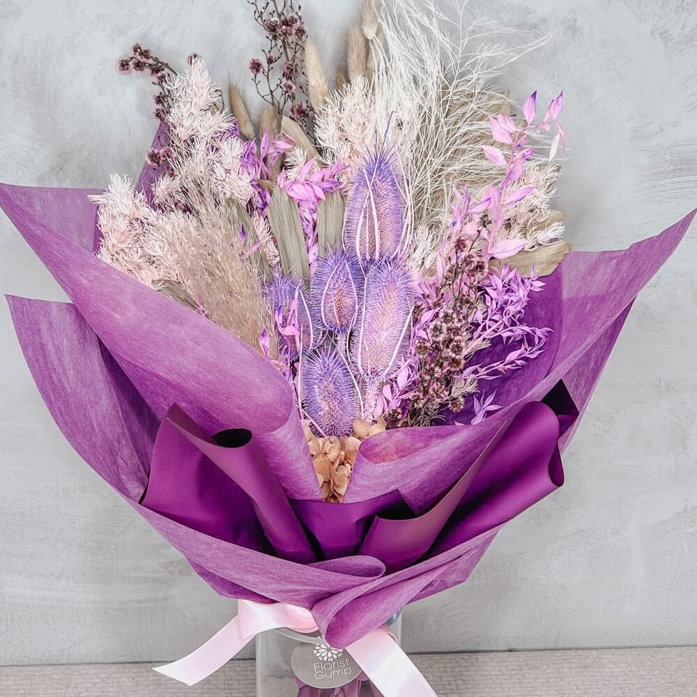 Dried Bouquet Mauves
