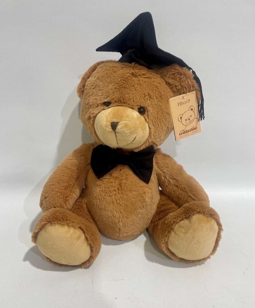 Graduation Bear 30cm Light Brown