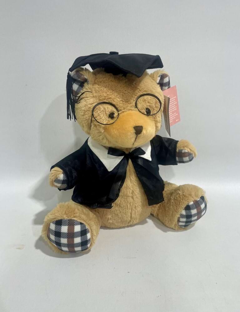 Graduation Bear 30cm Light Brown